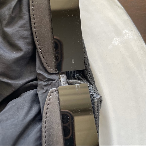 Marni black leather embroidered frame clutch - Picture 11 of 11